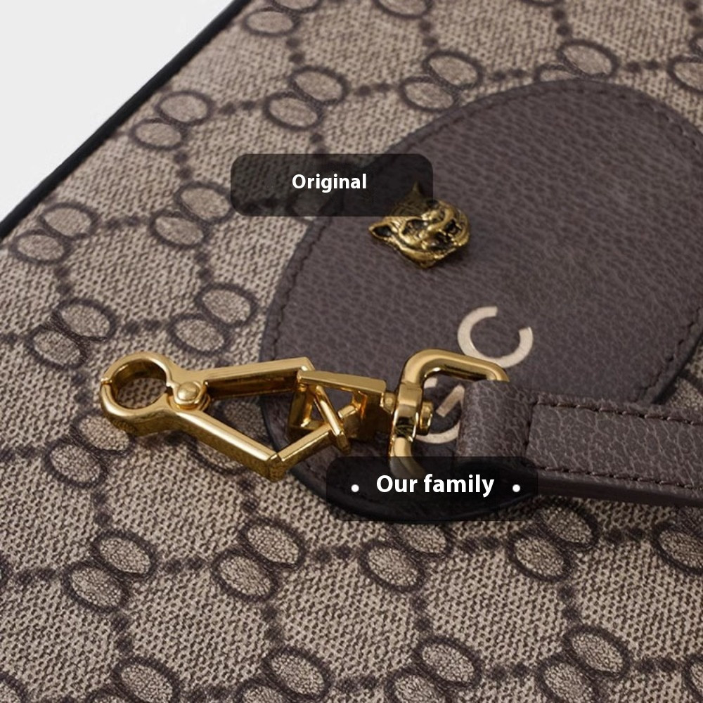Bag Strap for GUCCI Ophidia Bucket Bag Shoulder Straps Genuine Leather Ajustable Crossbody Long Bags