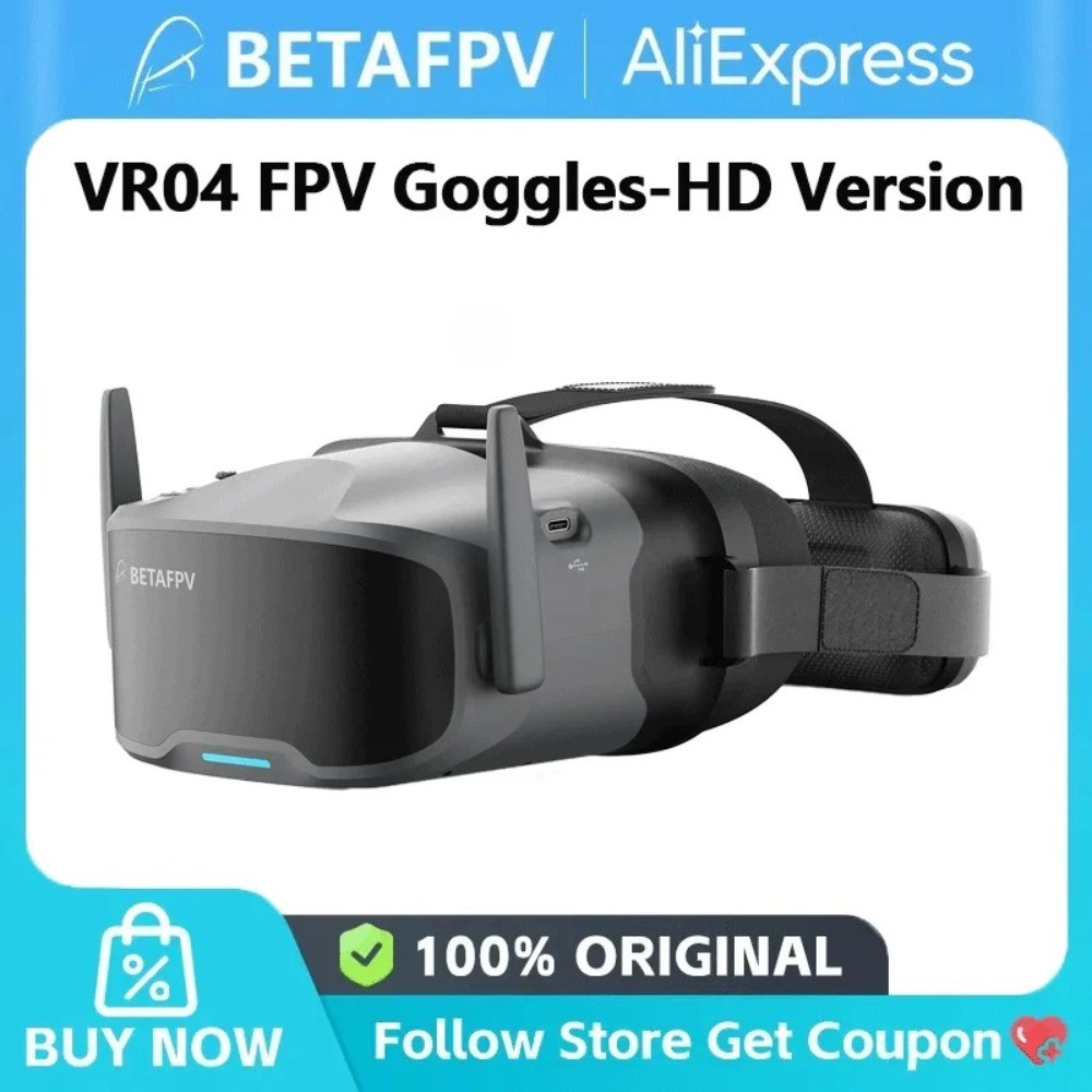 JUAL NEW BETAFPV VR04 FPV Goggles HD Version for Aquila20 RC FPV Racing Drone