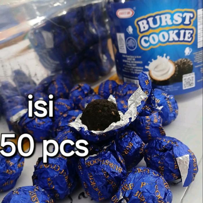 Burst COOKIE milk isi 50 per toples