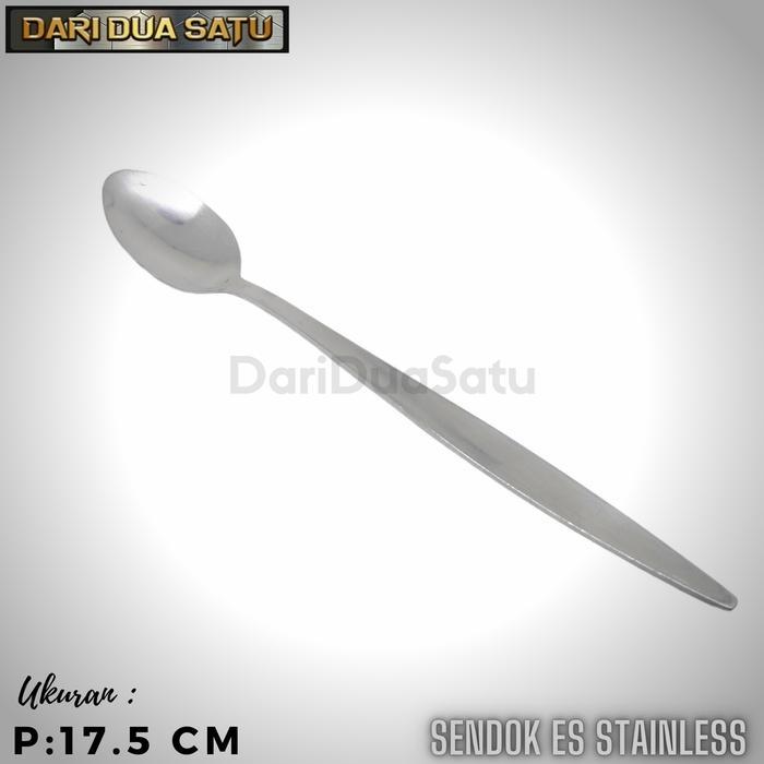 Sendok Teh Stainless Panjang Sendok Es Tebal