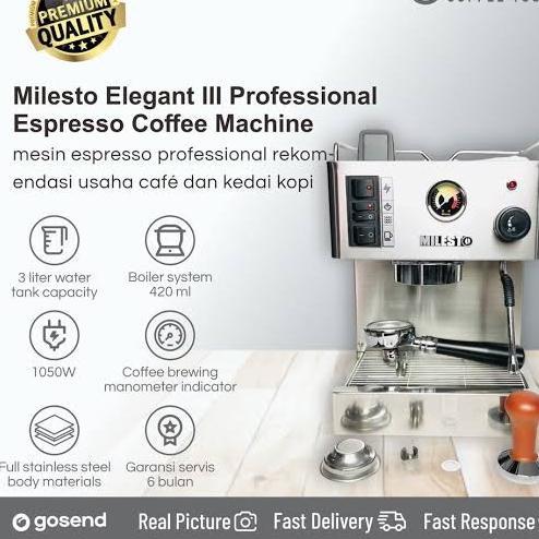 PROMO DISKON mesin kopi milesto elegant | mesin espresso milesto elegant
