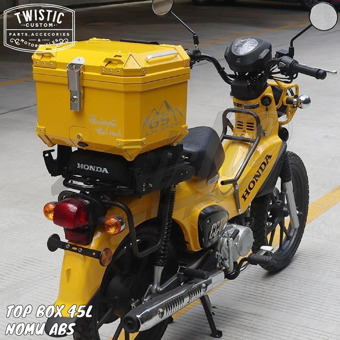 Top Box Pannier Belakang 45L 45 Liter Nomu Abs Motor Honda Ct 125 Cc 110 Super Cub Monkey 125 Vespa