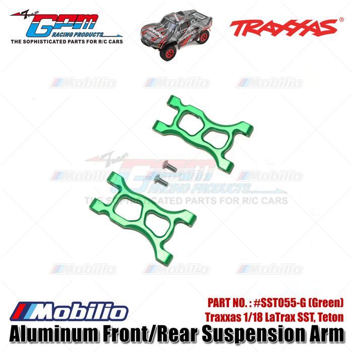 GPM Part #SST055-G Aluminum Front/Rear Suspension Arm for Traxxas 1/18 LaTrax SST Teton Upgrade Part