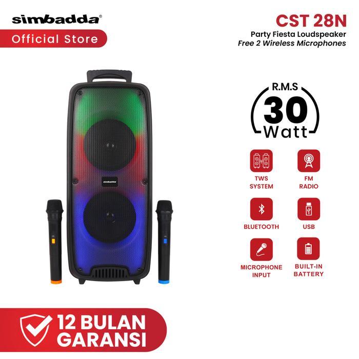 Premium Quality Simbadda Cst 28N Speaker Meeting Bluetooth Portable Super Bass Rgb Tws
