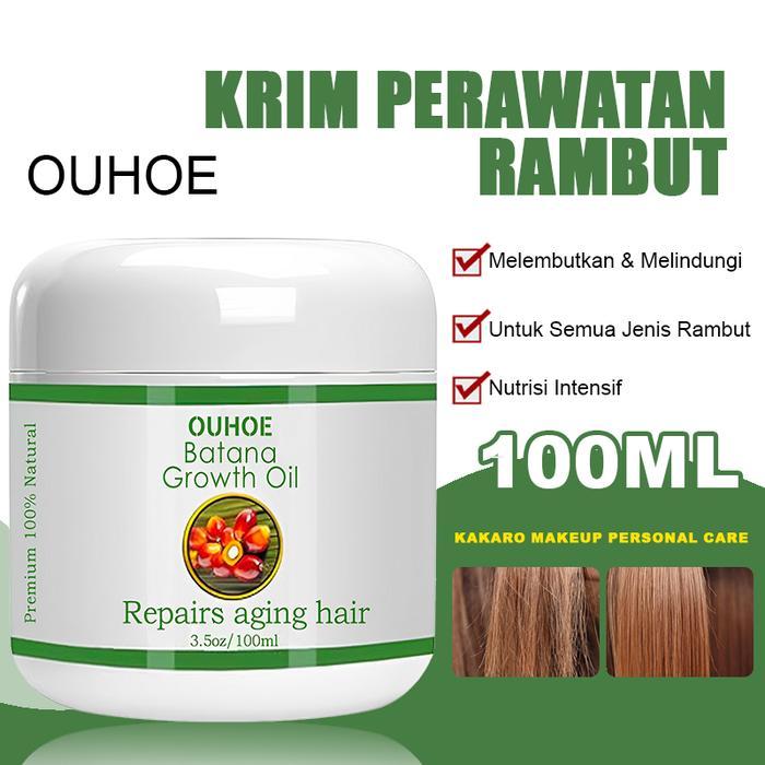 Batana Oil Hair Cream 100Ml Batana Oil For Hair Repairs Aging Hair Batana Hair Mask Haircare