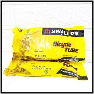 BAN DALAM SEPEDA 24X1 3/8 SWALLOW AV DELI TIRE CITY BIKE JENGKI BALAP 24 X 24X 1 3 PER 8 CTB PHOENIX