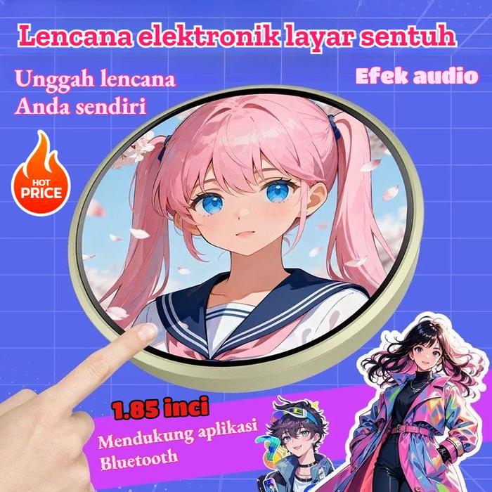 [COD]Lencana layar sentuh elektronik anime, lencana elektronik, lencana pesanan khusus, lencana
