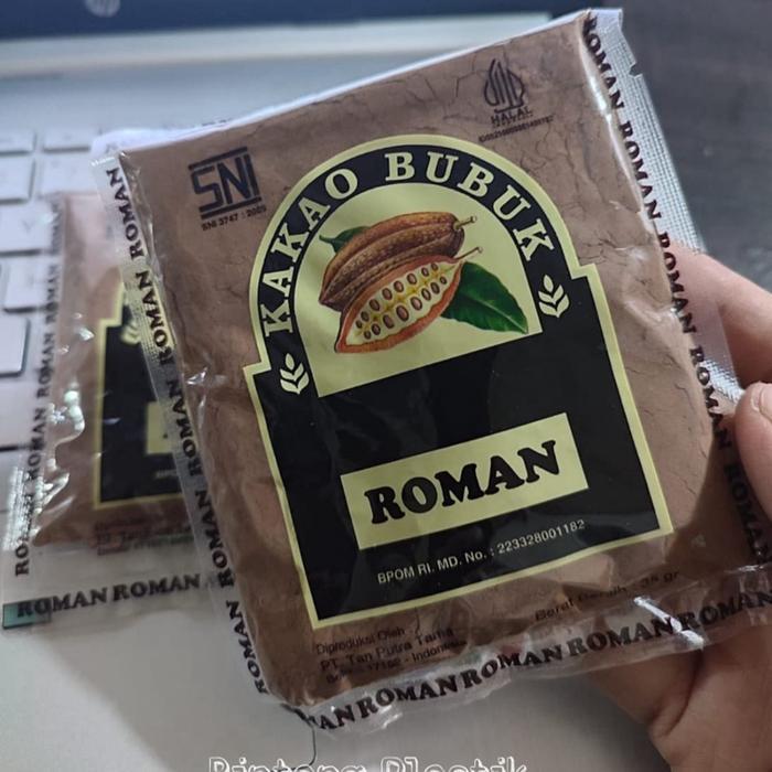 TERLARIS 10 PACK Coklat Bubuk Roman 35gr/Coklat Kakao Bubuk Roman/Coklat Roman/Bubuk Coklat Merk