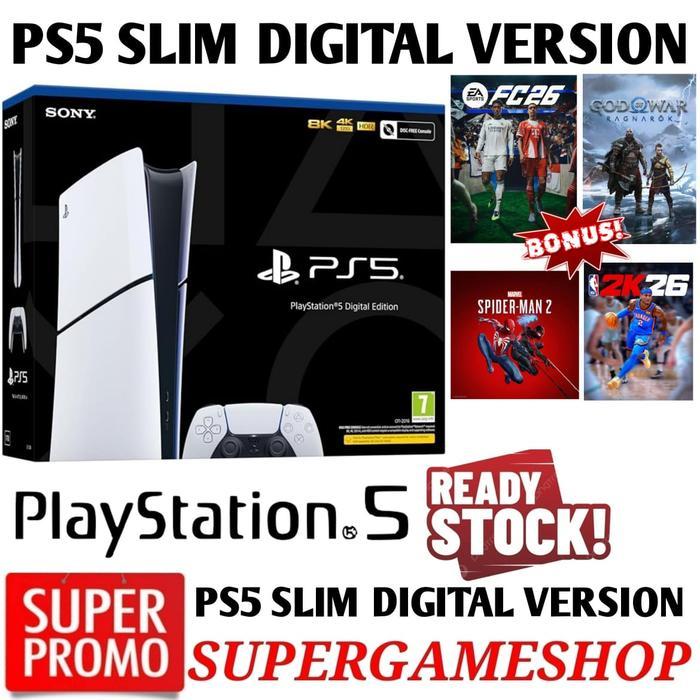 PS5 Console PS5 Slim Disc Version - PS5 Slim Console Digital Version