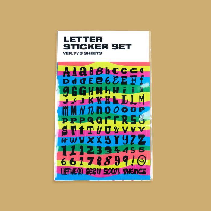 Thence Letter Sticker Set / Sticker Premium