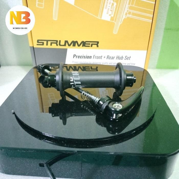 TERBARU Hub Strummer HR10 ratchet 20 hole rimsbrake hub roda depan roadbike