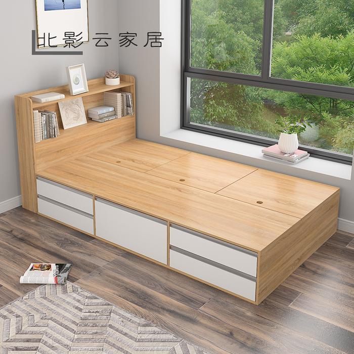 tempat tidur ranjang divan dipan custom bed laci penyimpanan drawer hpl minimalis modern industrial 