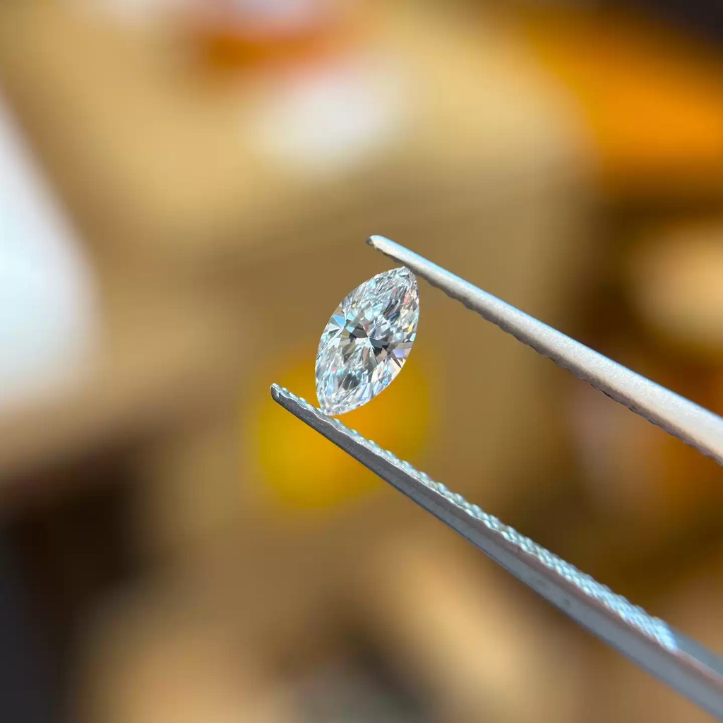 Loose Lab Grown Diamond Marquise Shape VVS D Color HPHT CVD Without IGI GIA Certificate For Diy