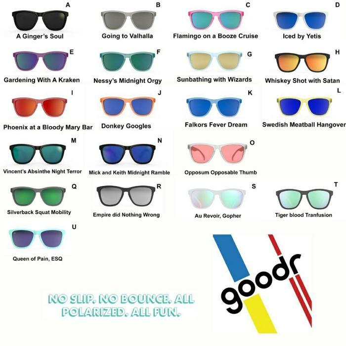Official Goodr Running Sunglasses Kacamata Lari Goodr Polarised Og Original
