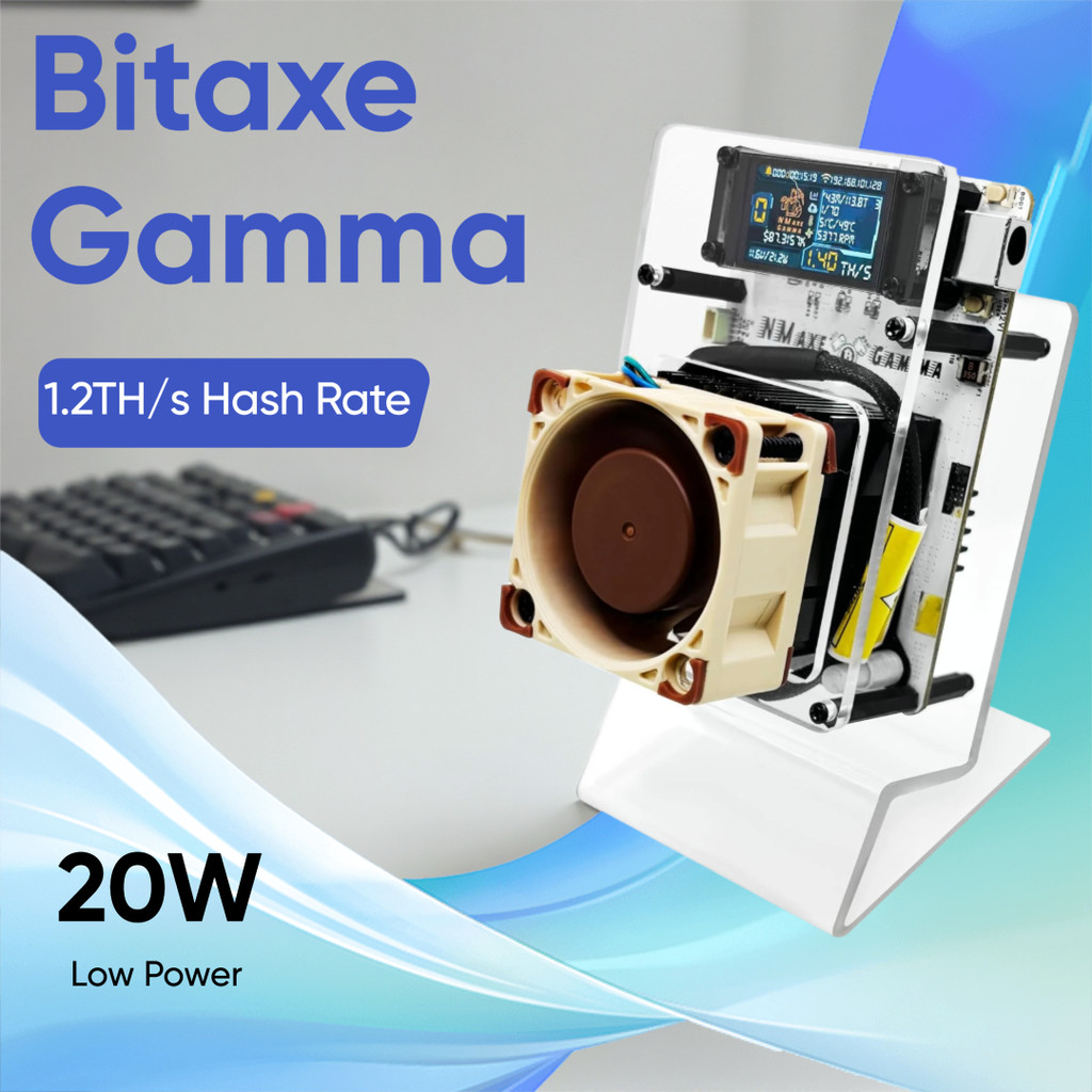 Sinarjayya Heltec Bitaxe Gamma Crypto Miner 1.2TH/s 20W Bitcoin Miner BM1370 ASIC Chip Bitcoin Lotte