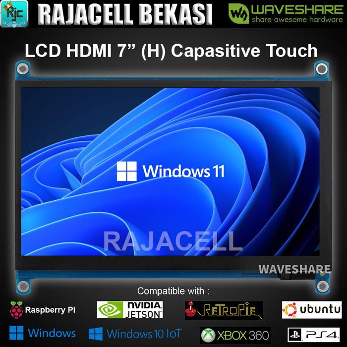 Terlaris Lcd Waveshare 7" 7 Inch Hdmi Ips Lcd Capasitive Touchscreen Raspberry