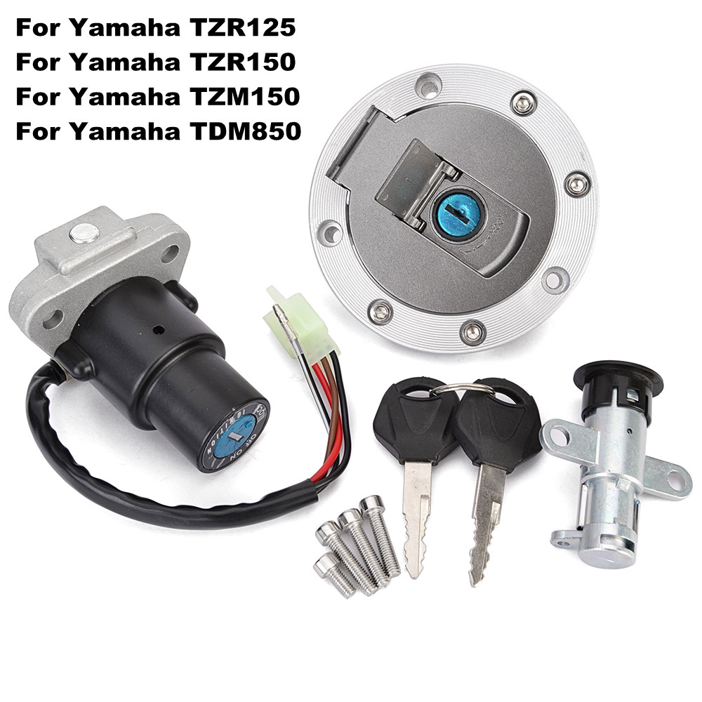 FUEL GAS CAP IGNITION SWITCH SEAT LOCK FOR YAMAHA TZR125 TZR150 TZM150 TDM850 TZR 125 150 TZM 150