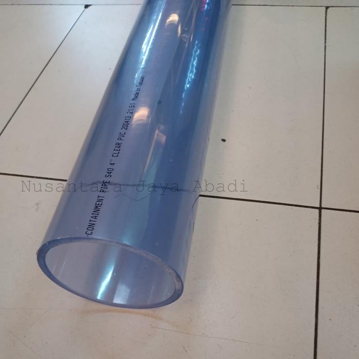 terlaris Pipa PVC Transparan 3 " inchi - Pipa PVC Clear - Pipa PVC Bening