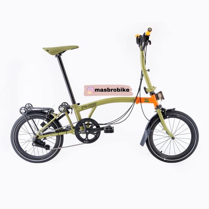 sepeda lipat element pikes gen 2 nature - Nature