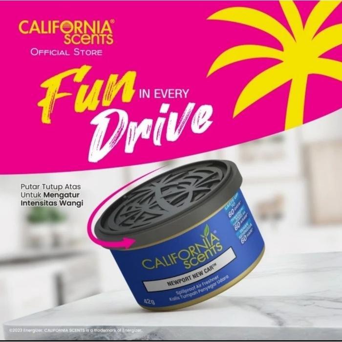 CALIFORNIA SCENTS SPILLPROOF LAGUNA BREEZE SERBUK KAYU PARFUM PENGHARUM PENYEGAR AC MOBIL RUANGAN
