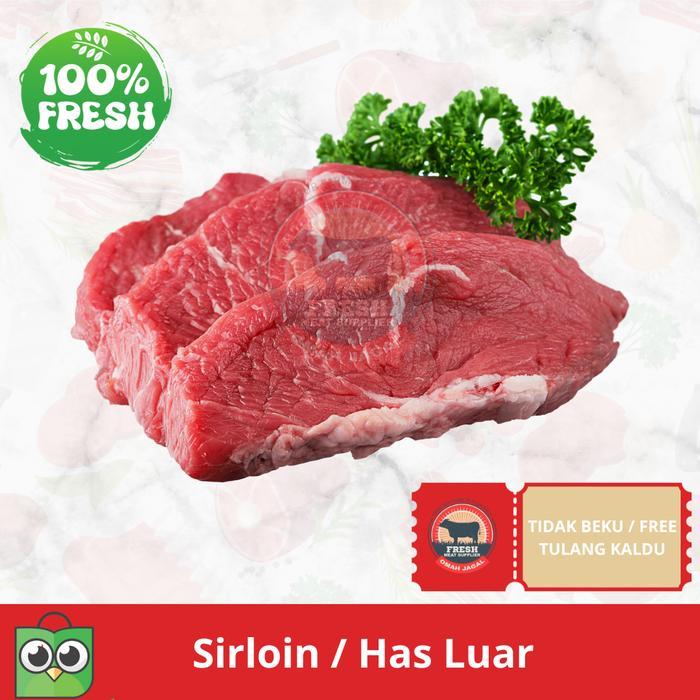READY Daging Sapi Lokal Sirloin Daging Has Luar Sapi Lokal