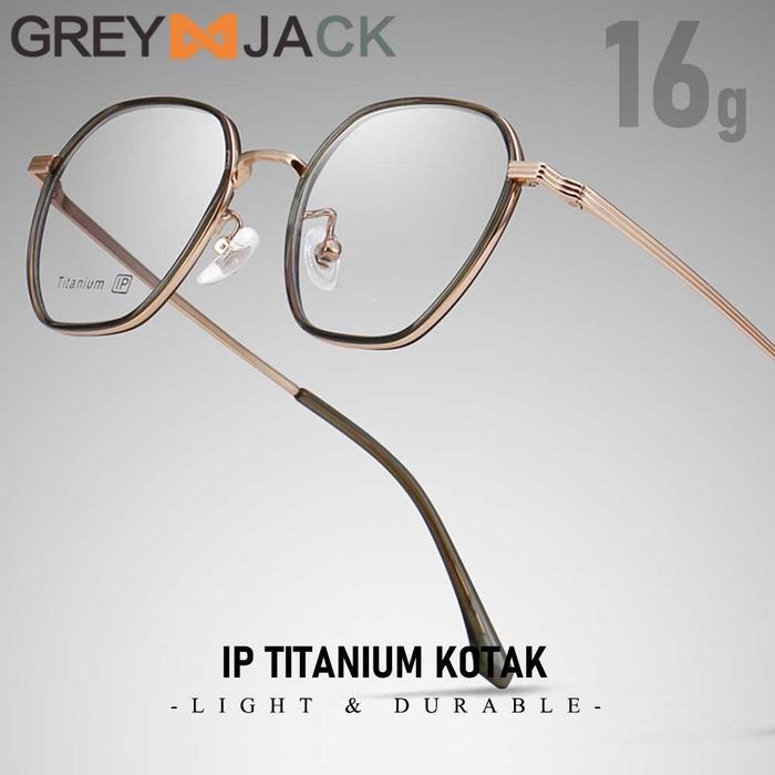 Grey Jack Frame Titanium Kotak Anti Radiasi