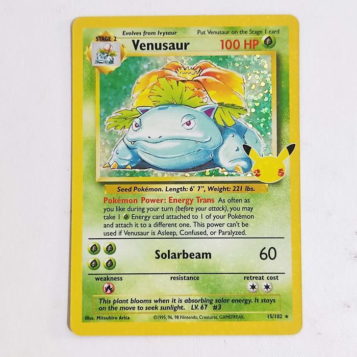 Sale Venusaur 15/102 - Pokemon 25Th Anniversary English Promo
