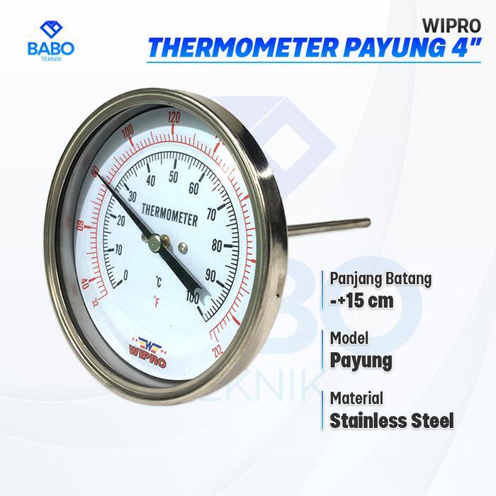 WIPRO Thermometer Payung 4 inch / Thermometer Bimetal Payung