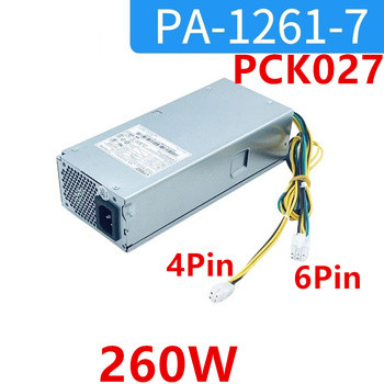 New Original PSU For HP Lenovo 510S M420 700-24AGR 6Pin 260W 450W Power Supply PA-1261-7 PCK027 PCH0