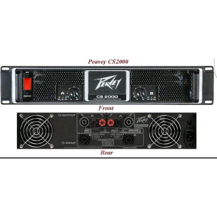 power amplifier peavey cs2000 cs 2000