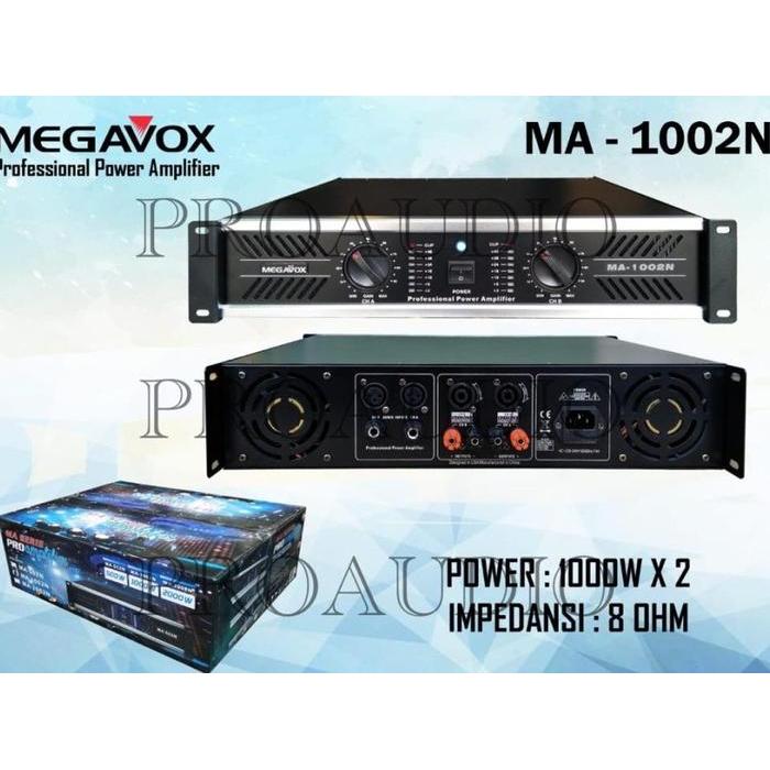 POWER AMPLIFIER MEGAVOX MA-1002N / MA 1002 N / MA1002 N ORINAL