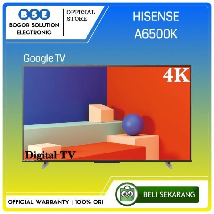 TV Hisense 50 Inch Android Google TV 4K 50 Hisense 50A6500K 50A6500