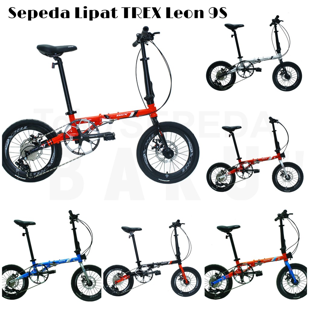 TB - Sepeda Lipat TREX LEON 9 Speed