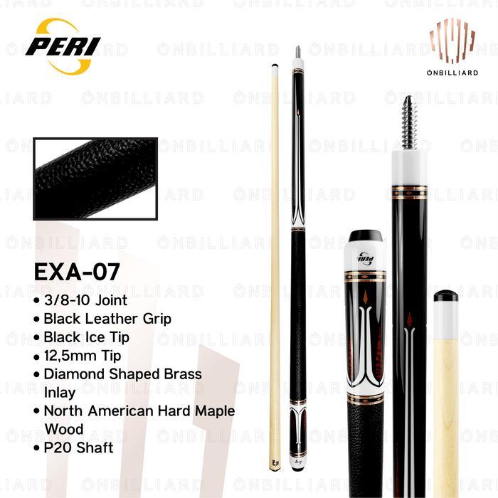 TERLARIS PERI EXA-07 Series Stick Billiard Low Deflection Cue Stick Play Billiard Shaft P20 Maple