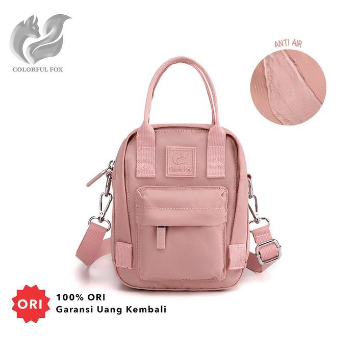 Baellerry - Tas Selempang Wanita Anti Air Colorful Fox 0417