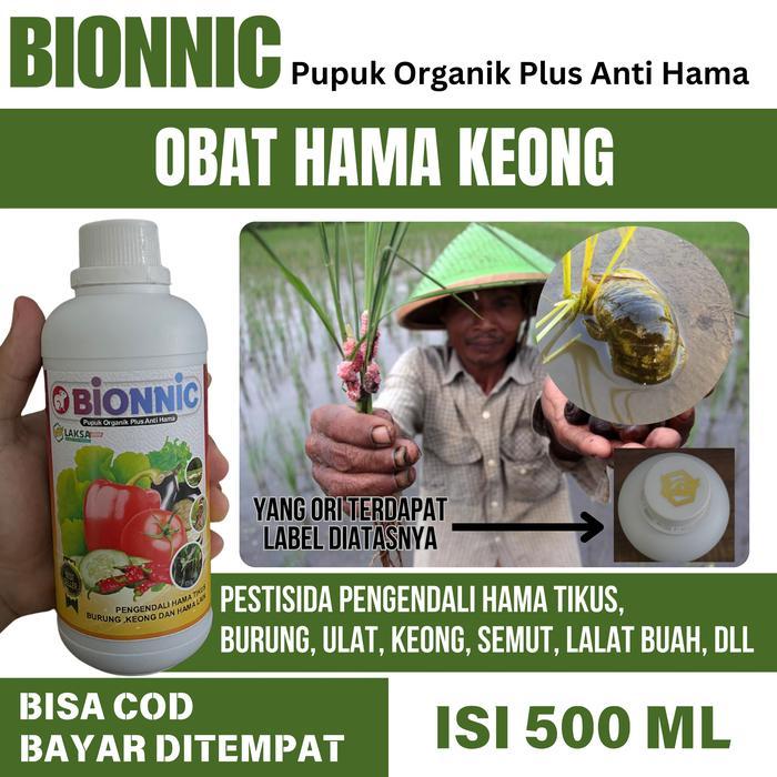 Obat hama keong sawah Terbaik - BIONNIC Obat hama keong sawah pada padi - pengendalian hama keong