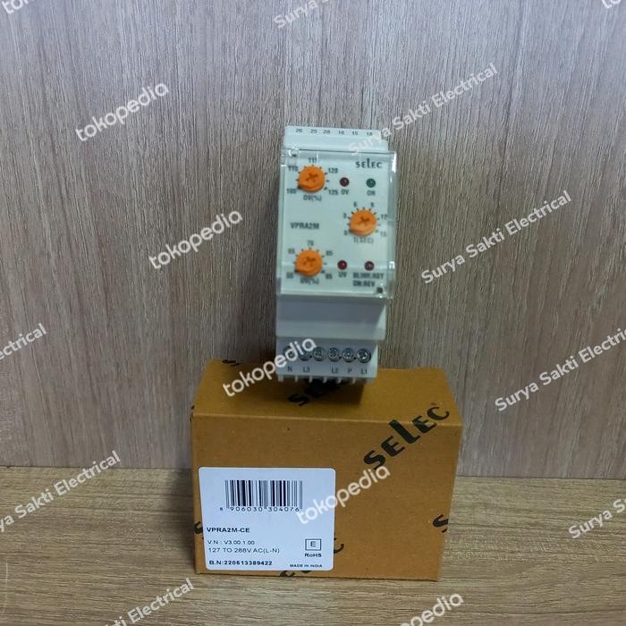 SELEC VPRA2M VPR PROTEKSI TEGANGAN PFR VOLTAGE PROTECTION RELAY