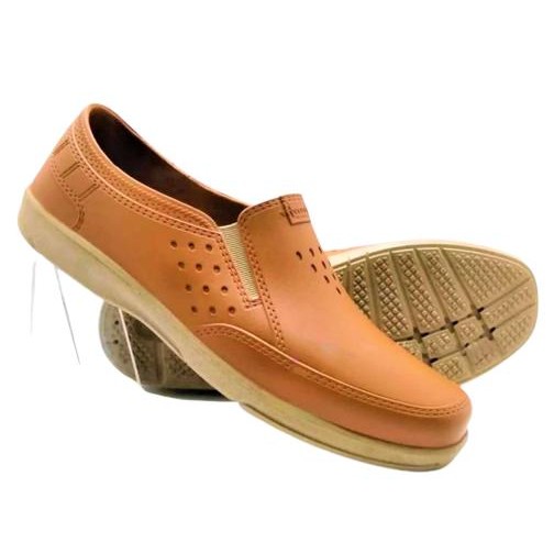 Sepatu Pantofel Karet Pria ATT AWK 557 Hitam - Coklat Muda -Coklat Tua