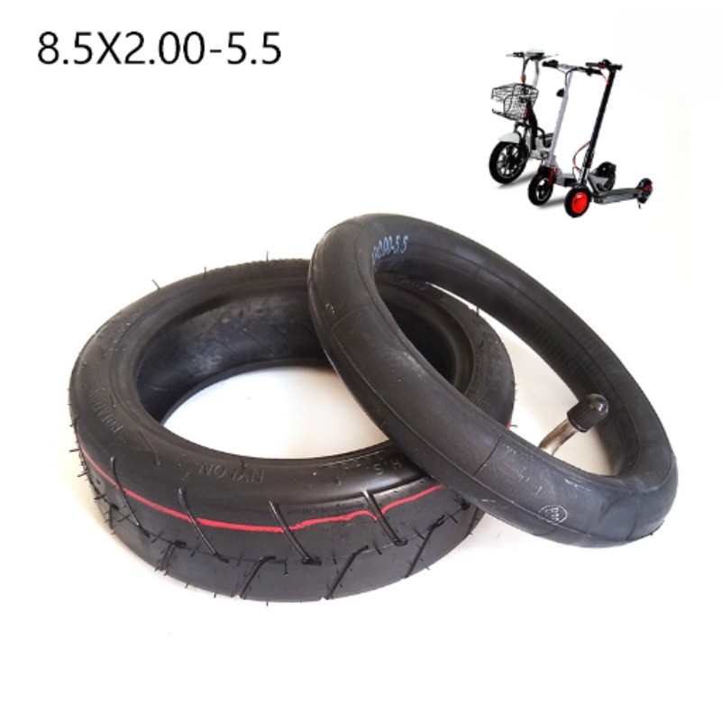 CST 8.5x2.00-5.5 High Quality Tire Inner Tube 45 90 Valve Degree Fits 8.5 Inch Electric Scooter INOK