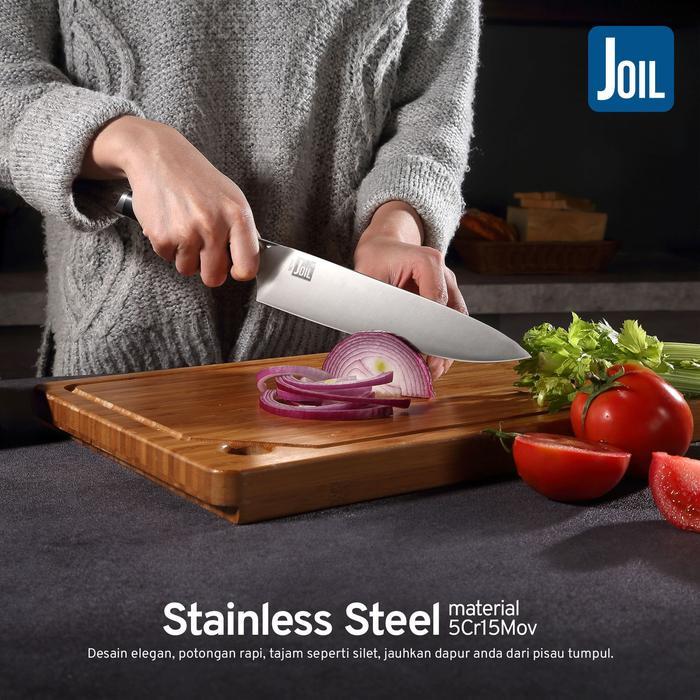 Joil Pisau Dapur Chef Knife Stainless Steel Tajam - N1 Kitchenware