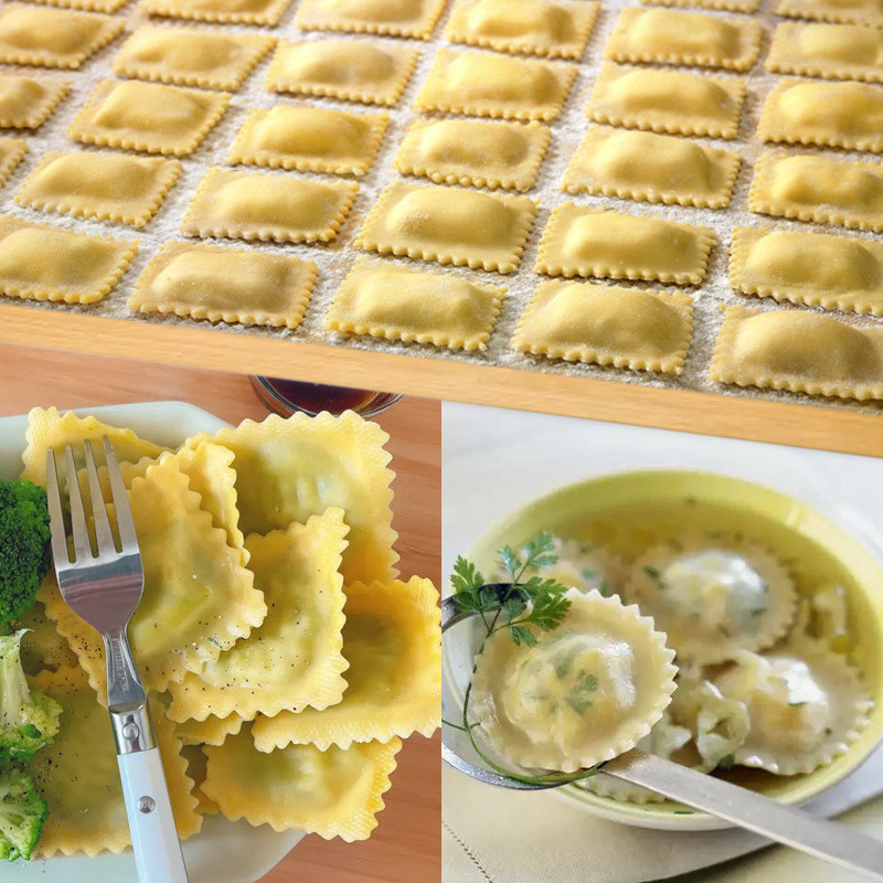 Kitchen Tools 10 with Tortellini Molds Ravioli Aluminum Shape Dumplings Dumplings Kitchen Tools for 