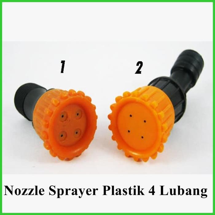 Nozzle Sprayer Plastik 4 Lubang