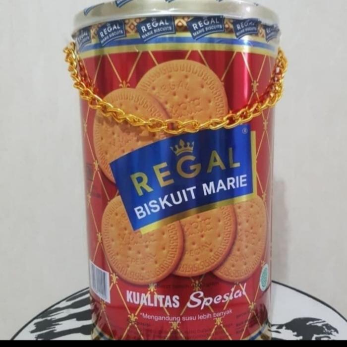 Promo 1 Dus Biskuit Marie Regal Kaleng 1 Kg isi 6 Kaleng