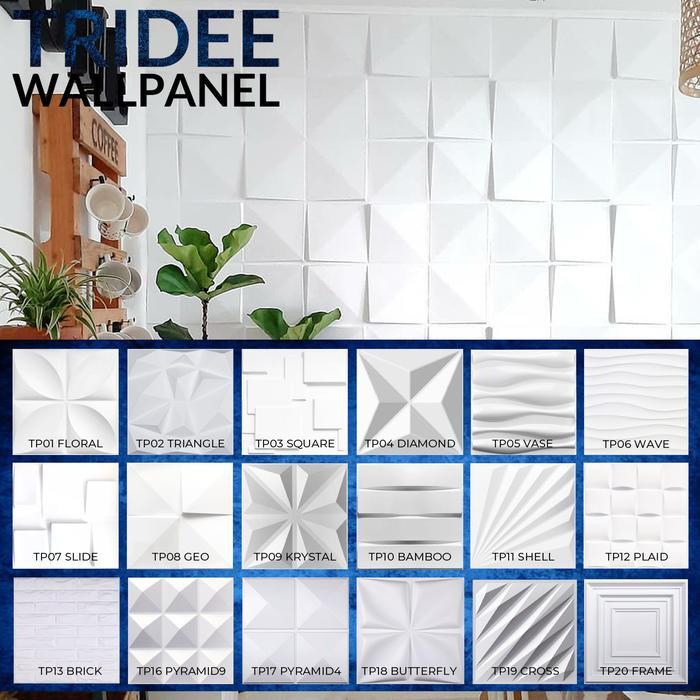 TRIDEE WALLPANEL PVC WALLPAPER DINDING DEKORASI