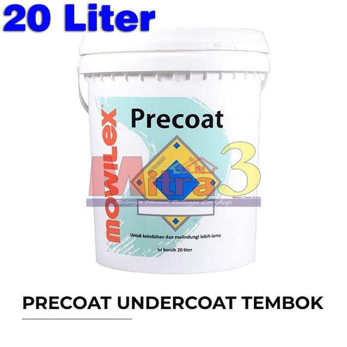 {{{{{{] Cat Dasar Mowilex PRECOAT Undercoat Tembok Interior Tahan Alkali 20 L
