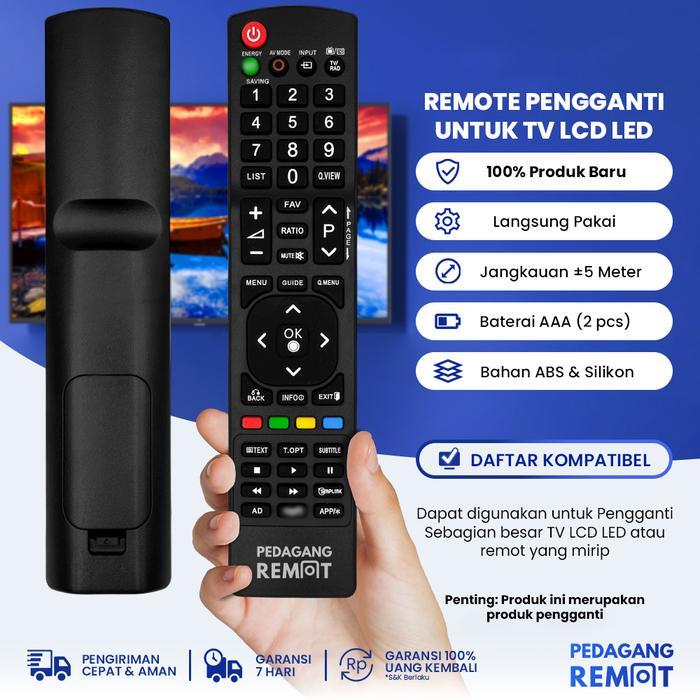 New Remot Remote TV LG LCD LED AKB72915246 / AKB72915251 / AKB72915244
