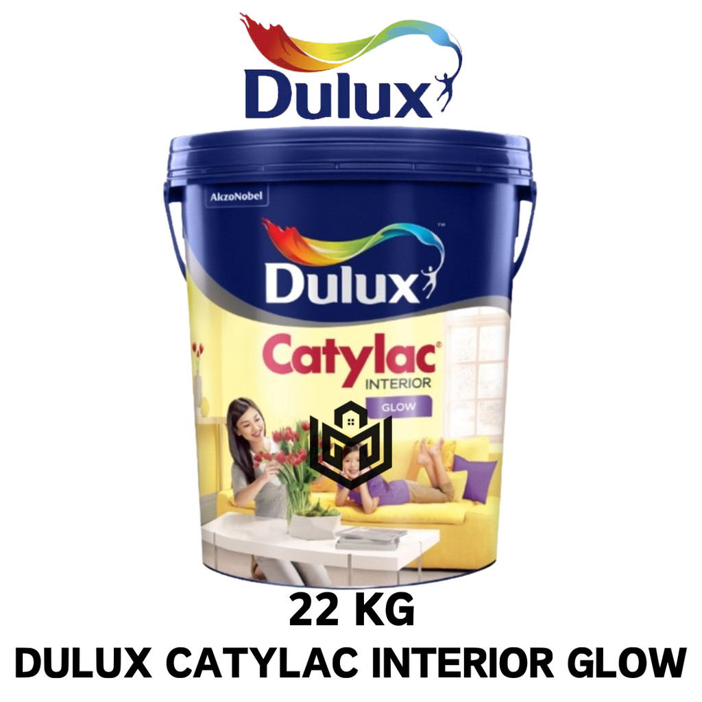Cat Dinding Dalam / Cat Tembok Interior Dulux Catylac Interior Glow Kemasan 22 Kg