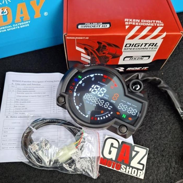 Speedometer Koso Rx2N Digital CB Spido Spedometer Spidometer Koso Rx2 N Vixion Modif