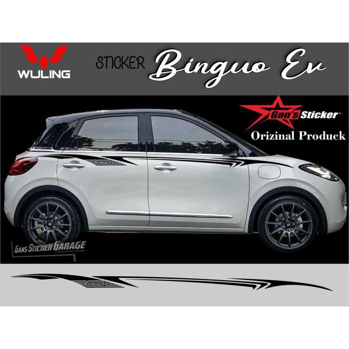 Sticker Wuling Binguo Ev Sticker Mobil Listrik