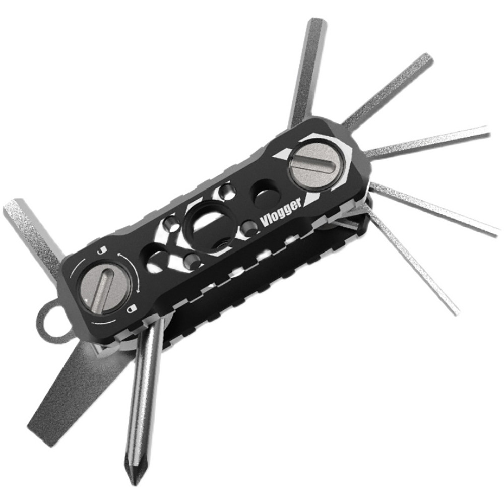 Vlogger Universal DSLR Camera Rig Folding Tool Set with Screwdrivers